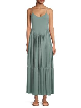 vince连衣裙, Vince | Camisole Tiered Midi Dress商品图片 3.7折