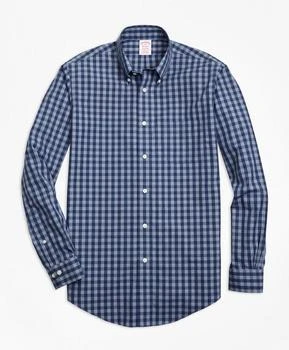 Brooks Brothers | Madison Relaxed-Fit Sport Shirt, Non-Iron Heathered Gingham 3.2折