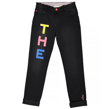商品Marc Jacobs | Girls Denim Black Lave Logo Letter-print Jeans,商家Jomashop,价格¥285图片