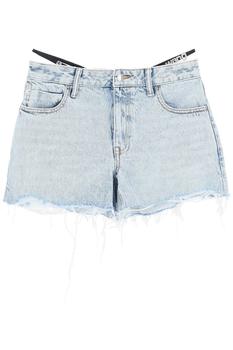 亚历山大·王精选, Alexander Wang | Alexander Wang Diamante Logo Strap Layer Shorts商品图片 6.9折起