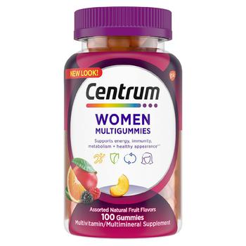 Centrum | 女士复合维生素软糖什锦水果味商品图片,满$80享8折, 满$40享8.5折, 满折