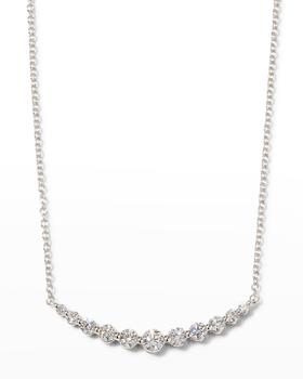商品Memoire | White Gold Round 11-Diamond Necklace, 18"L,商家Neiman Marcus,价格¥16857图片