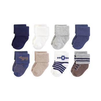 商品Hudson | Terry Cotton Socks, 8-Pack, 0-12 Months,商家Macy's,价格¥131图片