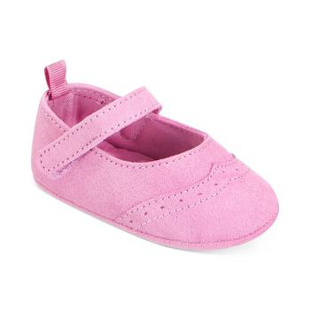 First Impressions | Baby Girls Suede Flats, Created for Macy's商品图片,5折