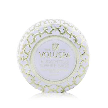 Voluspa | Voluspa 小铁罐香薰蜡烛 - 桉树与白鼠尾草 113g/4oz商品图片,额外9.5折, 额外九五折