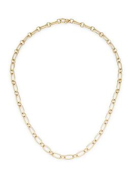 商品Saks Fifth Avenue Collection | 14K Yellow Gold Oval-Link Chain Necklace/18",商家Saks Fifth Avenue,价格¥12714图片