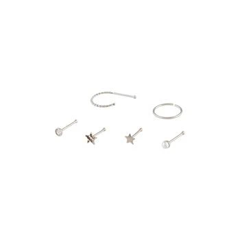 Lovisa | Surgical Steel Star Nose Hook Stud 6 Pack,商家Premium Outlets,价格¥106