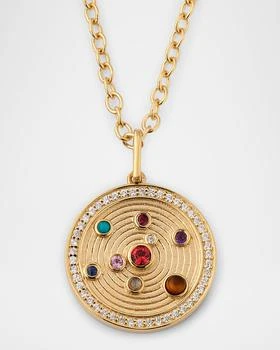 Sydney Evan | The Universe Coin on Oval Link Chain Necklace,商家Neiman Marcus,价格¥35340