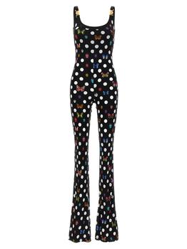 商品Versace | Versace X Dua Lipa Butterflies Medusa 95 Sleeveless Jumpsuit,商家Cettire,价格¥20802图片
