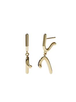 商品Meadowlark | Paradis Sculpture 9K Gold-Plated Drop Earrings,商家Saks Fifth Avenue,价格¥2164图片