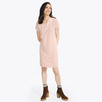 Nautica | Nautica Womens Sustainably Crafted Ocean Polo Dress 3.7折