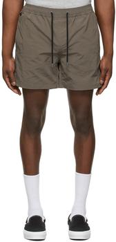 Ksubi | Brown Burner Broad Shorts商品图片,额外8.5折, 独家减免邮费, 额外八五折