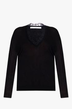 推荐‘Haby’ sweater with lace商品