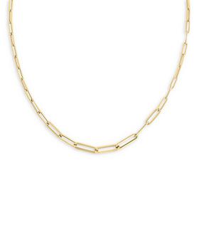 商品Roberto Coin | 18K Yellow Gold Classic Oro Link Necklace, 17",商家Bloomingdale's,价格¥8813图片