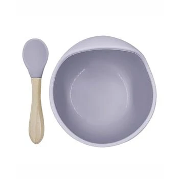 Kushies | Baby Boys or Baby Girls Siliscoop Silicone Feeding Bowl and Spoon, 2 Piece Set,商家Macy's,价格¥187