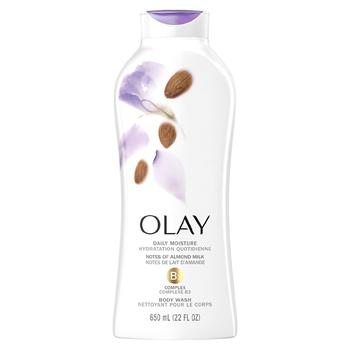 Olay | Daily Moisture Body Wash Almond Milk, 22 oz商品图片,9.3折, 满$60享8折, 满$80享8折, 满折