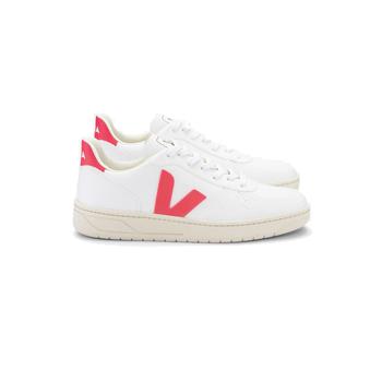 PRIVATE WHITE V.C., Veja | VEJA V-10 C.W.L Trainers - White Rose Fluorescent商品图片 