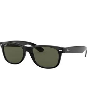 推荐Ray-Ban Black Plastic Green Unisex Sunglasses RB2132 901/58 55-18商品
