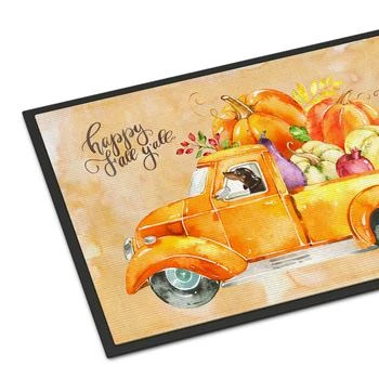 Caroline's Treasures | 24 in x 36 in Fall Harvest Dachshund Door Mat Indoor/Outdoor,商家Verishop,价格¥292