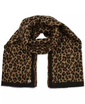 Michael Kors | Women's Bouclé Leopard-Print Scarf,商家Macy's,价格¥356