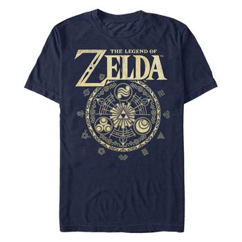 Nintendo | Nintendo Men's Legend of Zelda Magic Circle Vector Short Sleeve T-Shirt商品图片,独家减免邮费