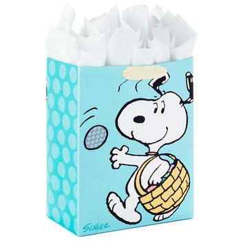 商品Hallmark | Peanuts Easter Gift Bag with Tissue Paper,商家Walgreens,价格¥25图片