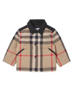商品Boy's Renfred Check Diamond Quilted Jacket, Size 12M-2,商家Neiman Marcus,价格¥3066图片