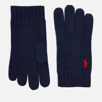 商品Ralph Lauren | Polo Ralph Lauren Logo-Embroidered Merino Wool Gloves,商家The Hut,价格¥371图片