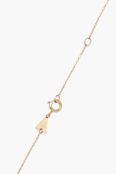 商品Adina Reyter | 14-karat gold, diamond and enamel necklace,商家THE OUTNET US,价格¥2138图片