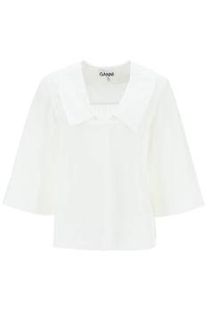 推荐V-NECK POPLIN BLOUSE商品