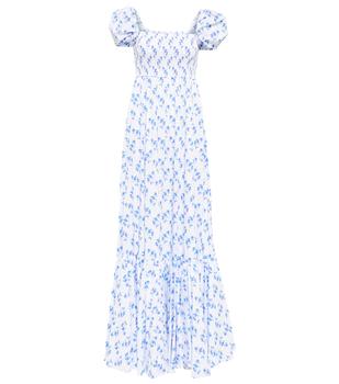 CAROLINE CONSTAS图片, CAROLINE CONSTAS | Gianna printed poplin maxi dress商品图片 