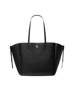 michael kors tote托特包, Michael Kors | Michael Kors Woman's Freya Tote Bag In Black Leather商品图片 6.8折