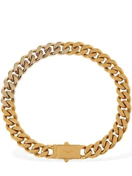 Yves Saint Laurent | Two Tone Chunky Chain Short Necklace 
