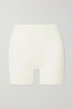 SKIMS | Boyfriend 弹力莫代尔棉质混纺平纹布平角短裤（颜色：marble）商品图片,