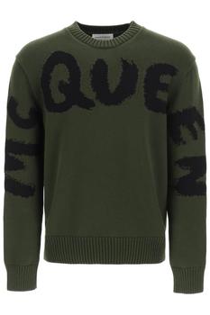 Alexander McQueen | Alexander mcqueen graffiti logo sweater商品图片,5.6折