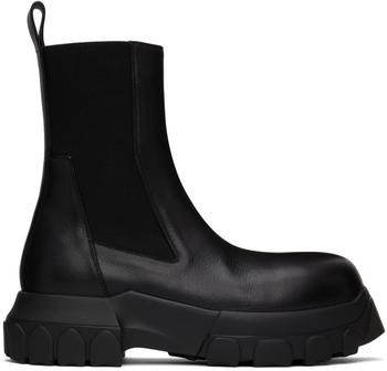 rick owens鞋, Rick Owens | Black Beatle Bozo Tractor Boots商品图片 额外8.5折, 额外八五折