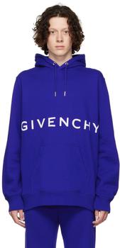 纪梵希卫衣, Givenchy | Blue 4G Peace Hoodie商品图片 