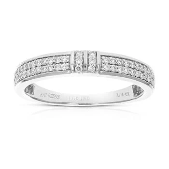Vir Jewels | 1/5 cttw Round Cut Lab Grown Diamond Wedding Band For Women .925 Sterling Silver Prong Set,商家Premium Outlets,价格¥812