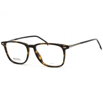 推荐Hugo Boss Unisex Eyeglasses - Havana/Black/Grey Acetate Frame | BOSS 1124/U 0086 00商品