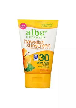 推荐Hawaiian Aloe Vera Natural Sunblock SPF 30 - 4 fl oz商品