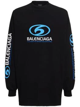 Balenciaga | Surfer Cracked Vintage Cotton T-shirt 