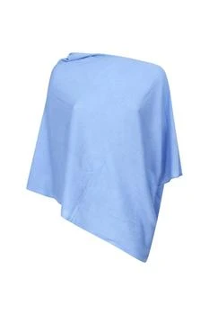 NENAH | NENAH Asymmetrical cashmere and silk poncho,商家Baltini,价格¥2825