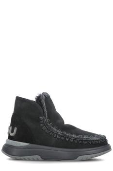 Mou | Mou Eskimo Logo-Glitter Whipstitch-Trim Boots商品图片,9.5折, 独家减免邮费