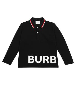 Burberry | Logo棉质珠地Polo衫商品图片,