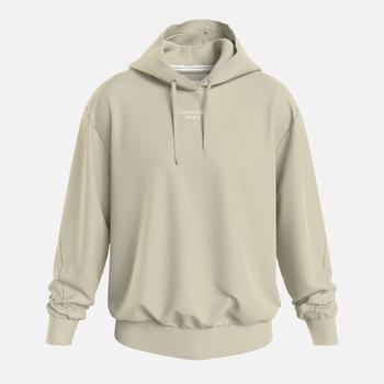 Calvin Klein | Calvin Klein Jeans Organic Cotton-Blend Stacked Logo Hoodie商品图片,额外7.5折, 额外七五折