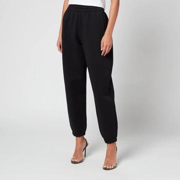 商品Alexanderwang.T Women's Foundation Terry Classic Sweatpants with Puff Pants Logo - Black图片