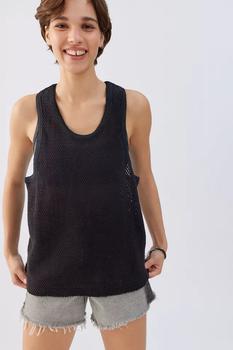 BDG衣服, BDG | BDG Layne Semi-Sheer Knit Tank Top商品图片 5.7折×额外9.5折, 额外九五折