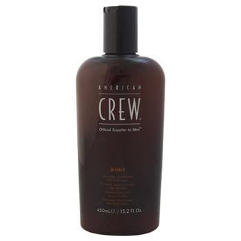 商品American Crew | 3 In 1 Shampoo and Conditoner and Body Wash by American Crew for Men - 15.2 oz Shampoo Conditoner,商家Premium Outlets,价格¥146图片