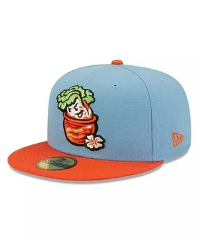 New Era | Men's Light Blue Montgomery Biscuits Montgomery Kimchi Theme Night 59FIFTY Fitted Hat,商家Macy's,价格¥314
