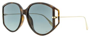 商品Dior | Dior Women's Butterfly Sunglasses Direction 2 0861I Dark Havana/Gold 54mm,商家Premium Outlets,价格¥921图片